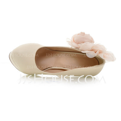 Leatherette Stiletto Heel Closed Toe Platform Pumps Wedding Shoes (047011901)