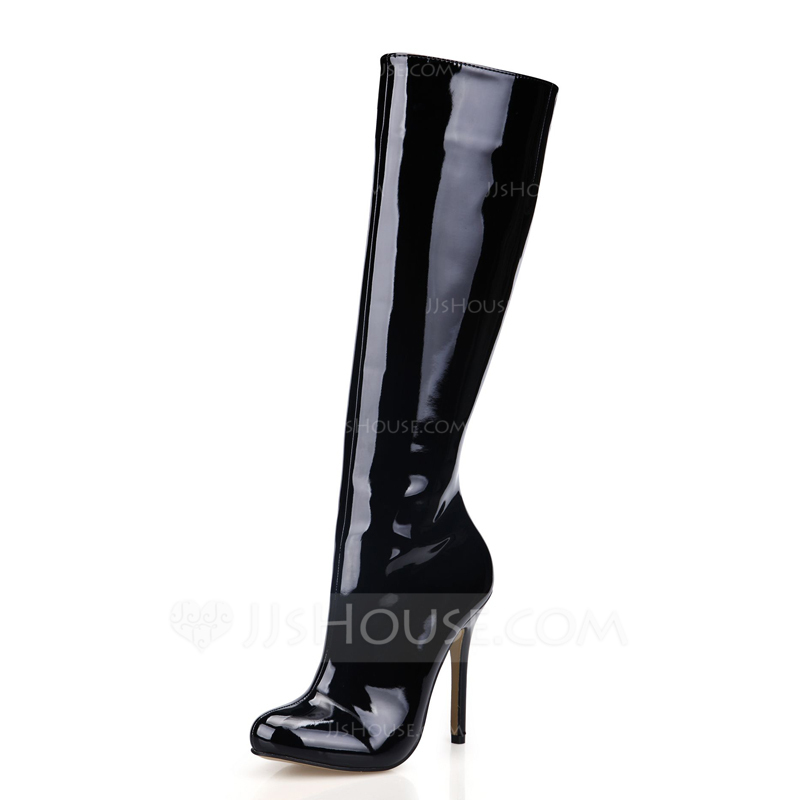 patent leather high heel boots patent leather stiletto heel closed toe knee high boots patent leather high heel boots patent leather stiletto heel closed toe knee high boots