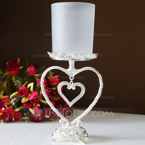 Silver Plated Candle Holder Wedding Decoration (131057810) JJsHouse