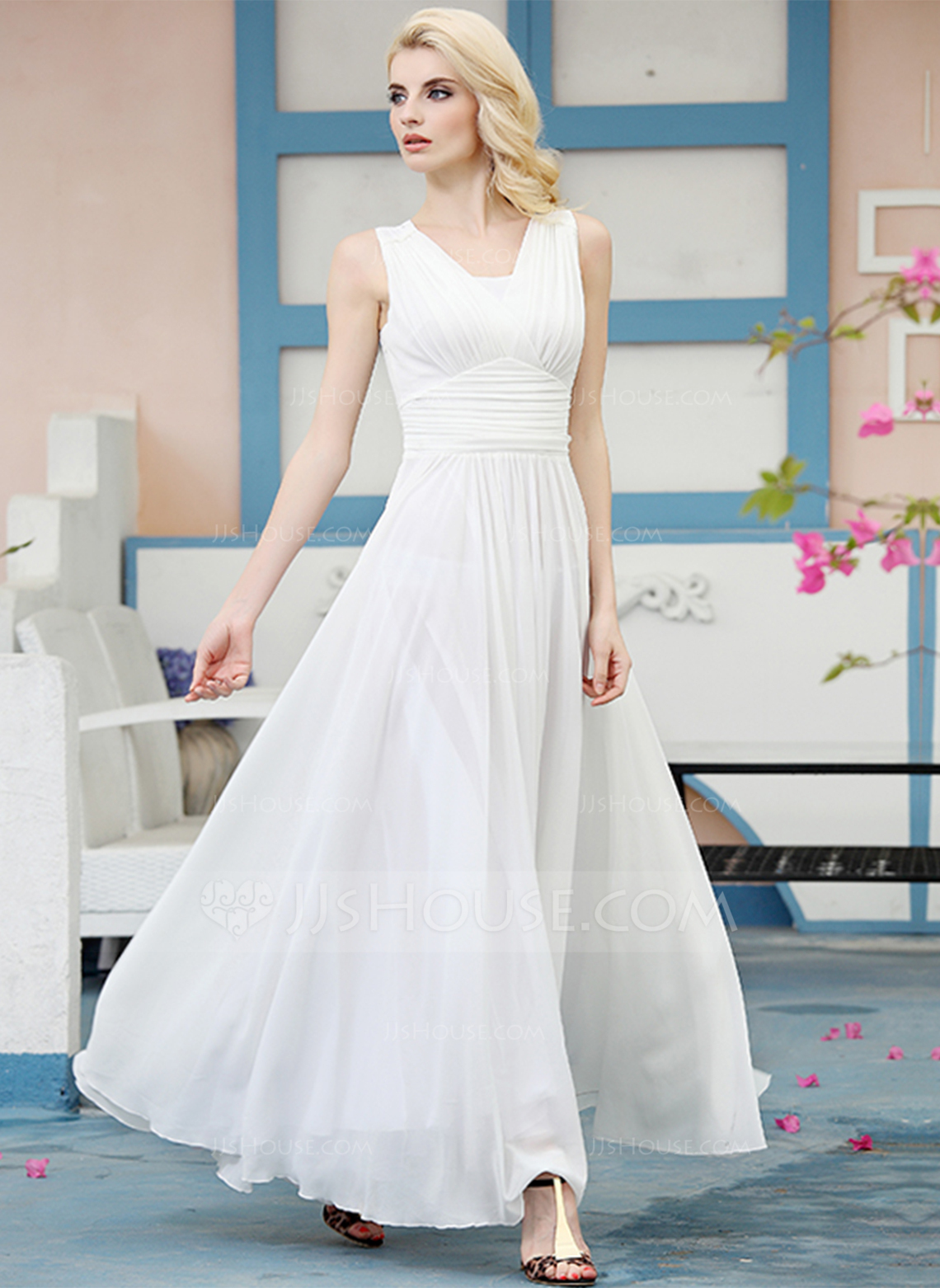 Polyester/Spandex With Crumple Maxi Dress (199085117) JJsHouse