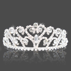 Klassisch Diadem Krone mit Strassstein Haarschmuck zum Brautkleid (042004253) (042004235)