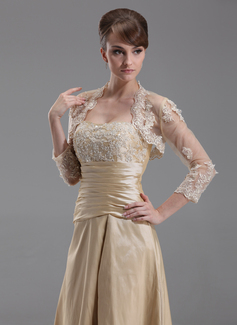 3/4-Length Sleeve Wedding Jacket / Special Occasion Wrap (013004179)