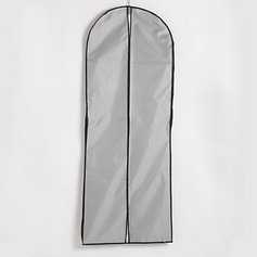 Two Layers Waterproof Cotton / Tulle Center Zip Gown Length Garment Bag (035024127)