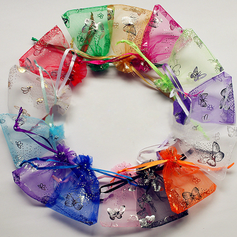 Butterfly Design Favor Bags With Ribbon - Set of 24 (More Colors) (050019805)