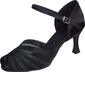 Satin Fabric Sparkling Glitter Heels Sandals Latin Dance Shoes (053022313)