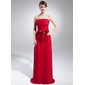 A-Line/Princess Strapless Sweep Train Chiffon Charmeuse Holiday Dress With Ruffle Sash (020015040) A-Line/Princess Strapless Sweep Train Chiffon Charmeuse Holiday Dress With Ruffle Sash (020015040)