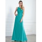 Sheath One-Shoulder Floor-Length Chiffon Bridesmaid Dress With Ruffle Beading (007004140) Sheath One-Shoulder Floor-Length Chiffon Bridesmaid Dress With Ruffle Beading (007004140)