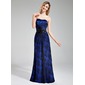 Sheath Sweetheart Floor-Length Charmeuse Lace Bridesmaid Dress With Flower(s) (007019606) Sheath Sweetheart Floor-Length Charmeuse Lace Bridesmaid Dress With Flower(s) (007019606)