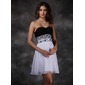 A-Line/Princess Sweetheart Short/Mini Chiffon Homecoming Dress With Beading (022004624) A-Line/Princess Sweetheart Short/Mini Chiffon Homecoming Dress With Beading (022004624)