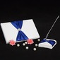 Splendor Wedding Guest Book and Pen Set With Royal Blue Sash(101018153)