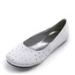 Satin Flat Heel Closed Toe Wedding Shoes With Rhinestone (047005128)