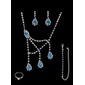 Gorgeous Alloy With Rhinestones Wedding Bridal Jewelry Set(011004471)
