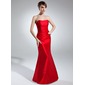 Sheath Sweetheart Floor-Length Taffeta Bridesmaid Dress With Ruffle (007004262) Sheath Sweetheart Floor-Length Taffeta Bridesmaid Dress With Ruffle (007004262)