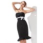 Empire Sweetheart Knee-Length Satin Cocktail Dress With Ruffle Sash (016022562)