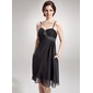 Empire Sweetheart Knee-Length Chiffon Cocktail Dress With Ruffle Beading (016008813) Empire Sweetheart Knee-Length Chiffon Cocktail Dress With Ruffle Beading (016008813)