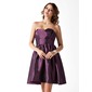 Empire Scalloped Neck Knee-Length Taffeta Homecoming Dress With Ruffle (022010094) Empire Scalloped Neck Knee-Length Taffeta Homecoming Dress With Ruffle (022010094)