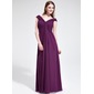 Empire Off-the-Shoulder Floor-Length Chiffon Bridesmaid Dress With Ruffle (007025351) Empire Off-the-Shoulder Floor-Length Chiffon Bridesmaid Dress With Ruffle (007025351)