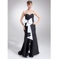 Mermaid Sweetheart Sweep Train Taffeta Prom Dress With Ruffle Beading (018004845) Mermaid Sweetheart Sweep Train Taffeta Prom Dress With Ruffle Beading (018004845)