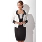Sheath Square Neckline Knee-Length Taffeta Mother of the Bride Dress With Ruffle (008006143)