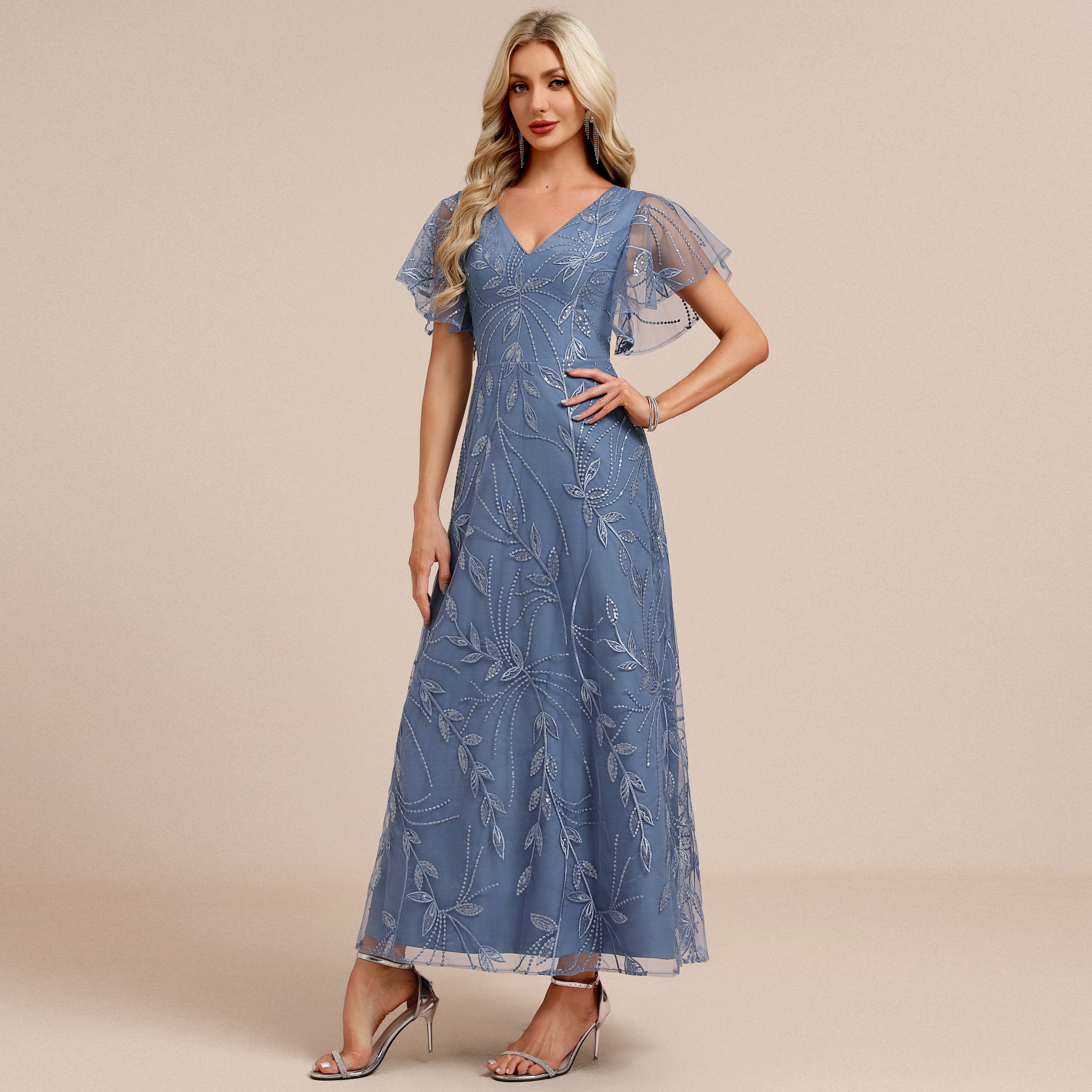 Olyvia Lace Maxi Cocktail Dress | JJ's House