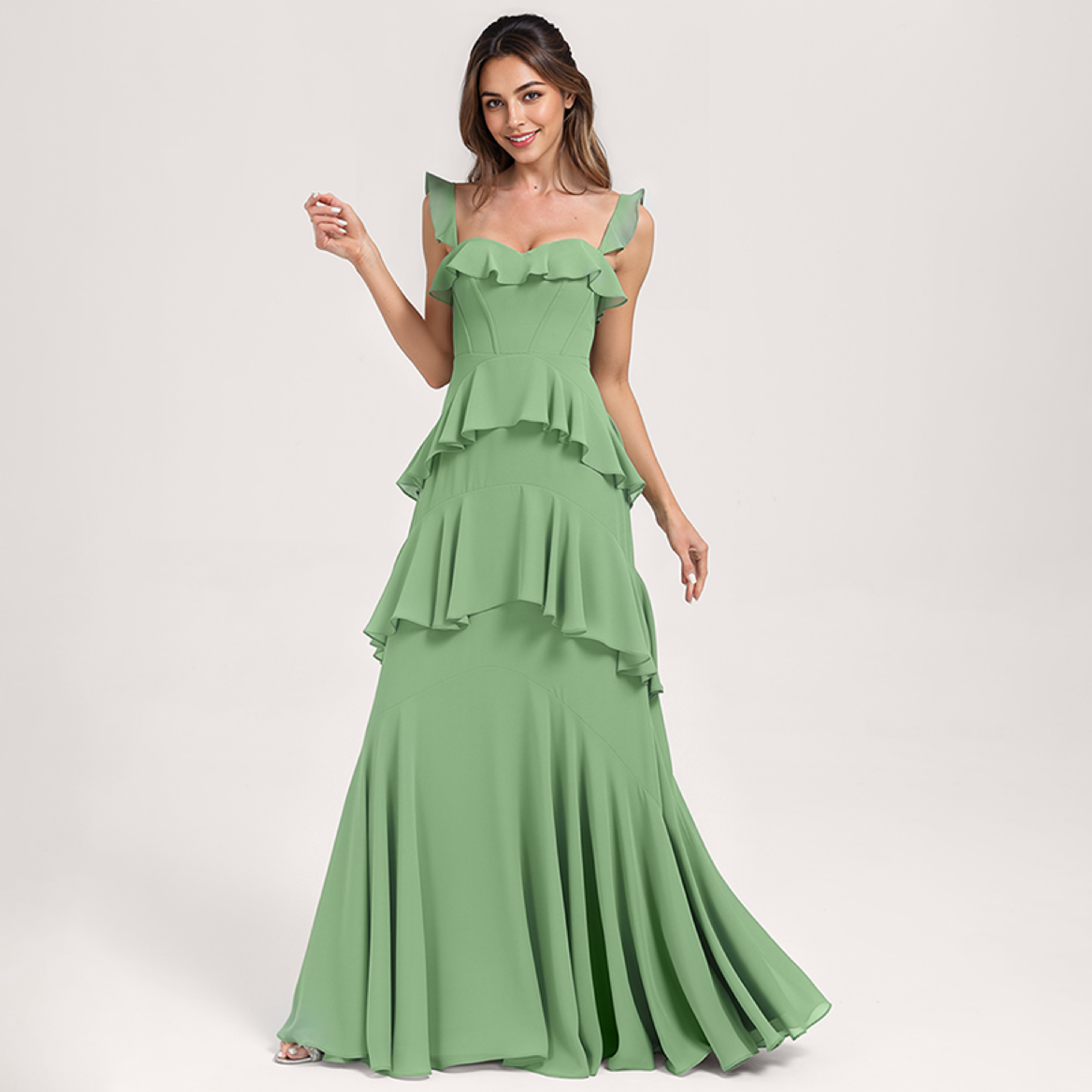 jjshouse a line dress Clovia A-line Pockets Satin Wedding Dress