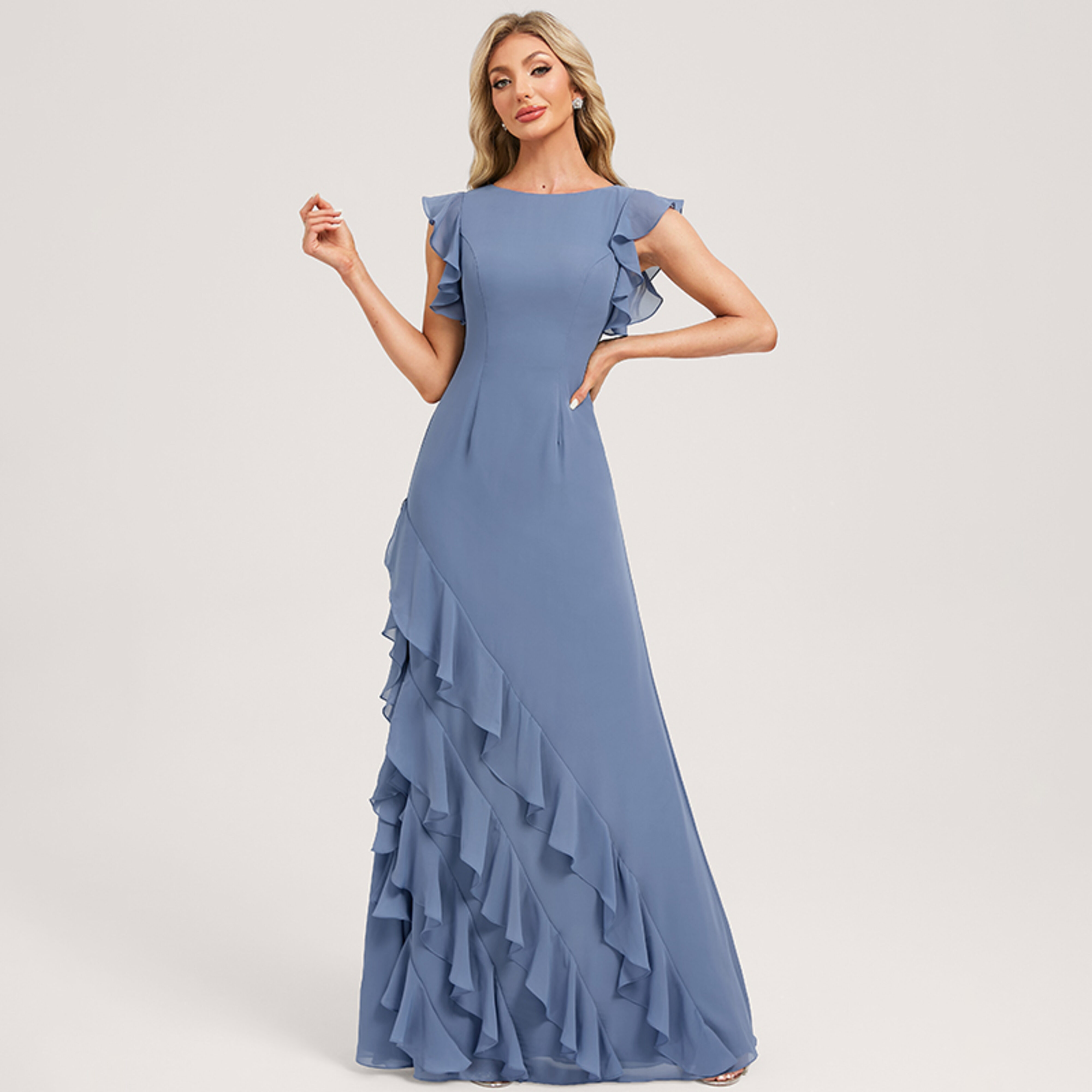 Vidalia A-line Chiffon Bridesmaid Dress | JJ's House