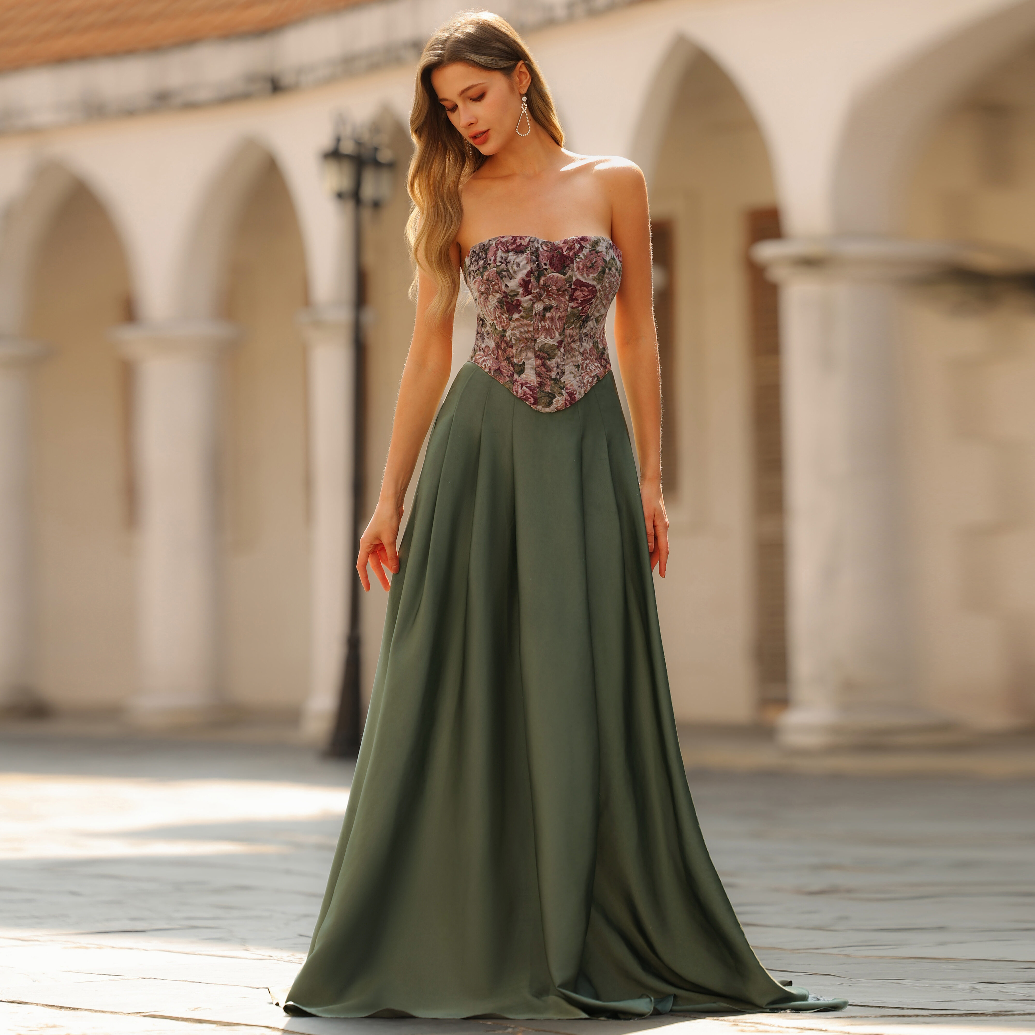 jjshouse green dress Sage Green Prom Dresses