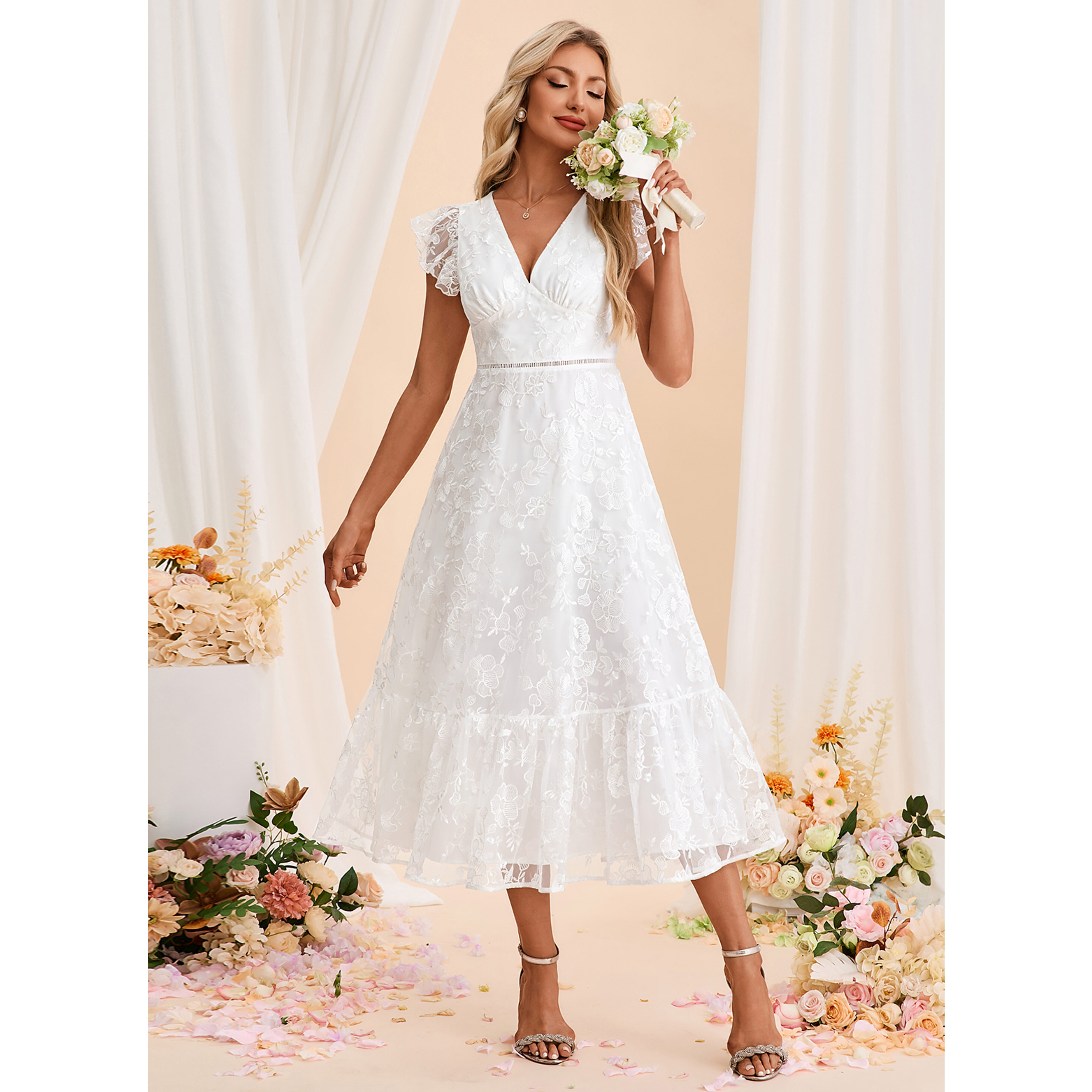 Lehiwa Tulle Midi Dress | JJ's House