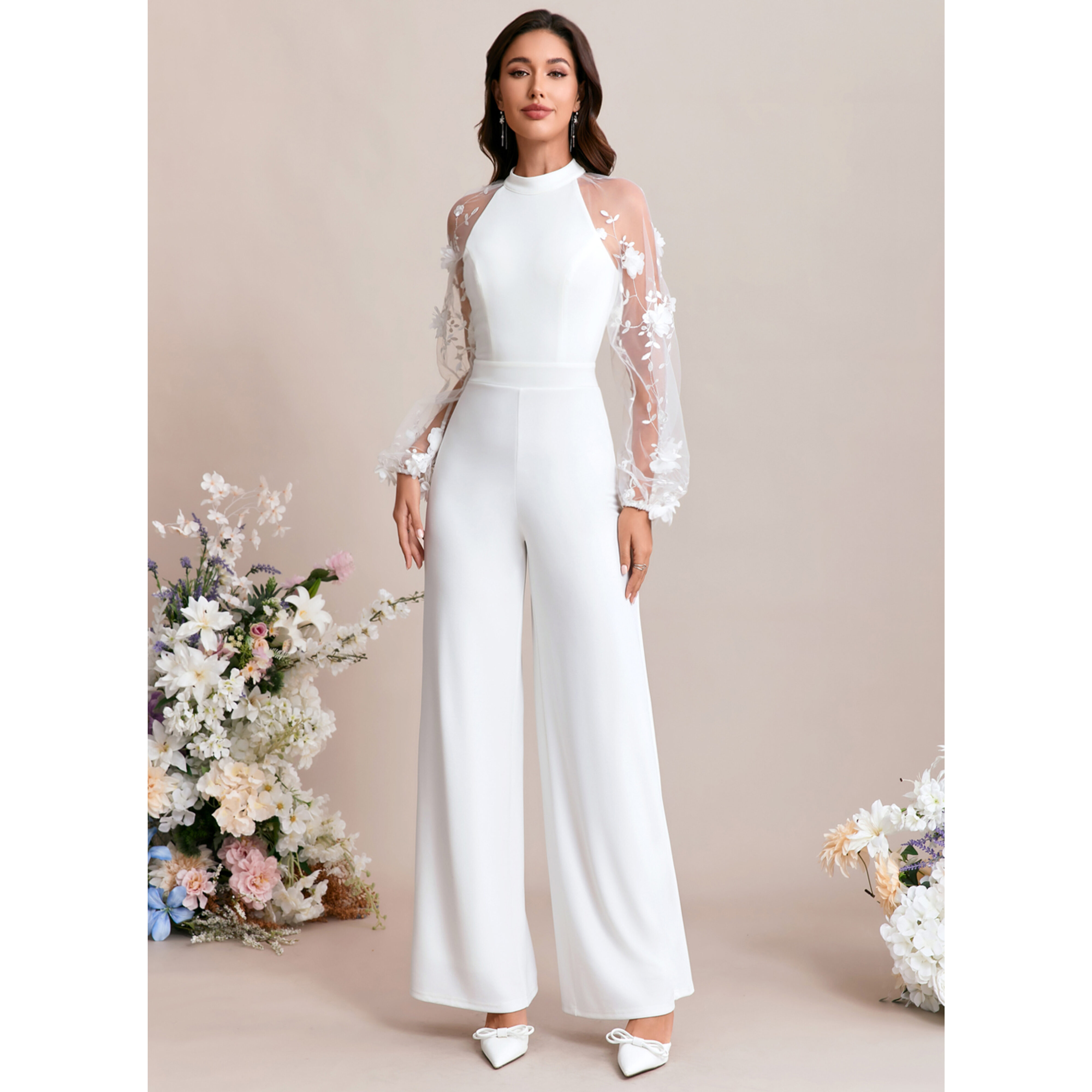 Hina Stretch Crepe Maxi Jumpsuit | JJ's House