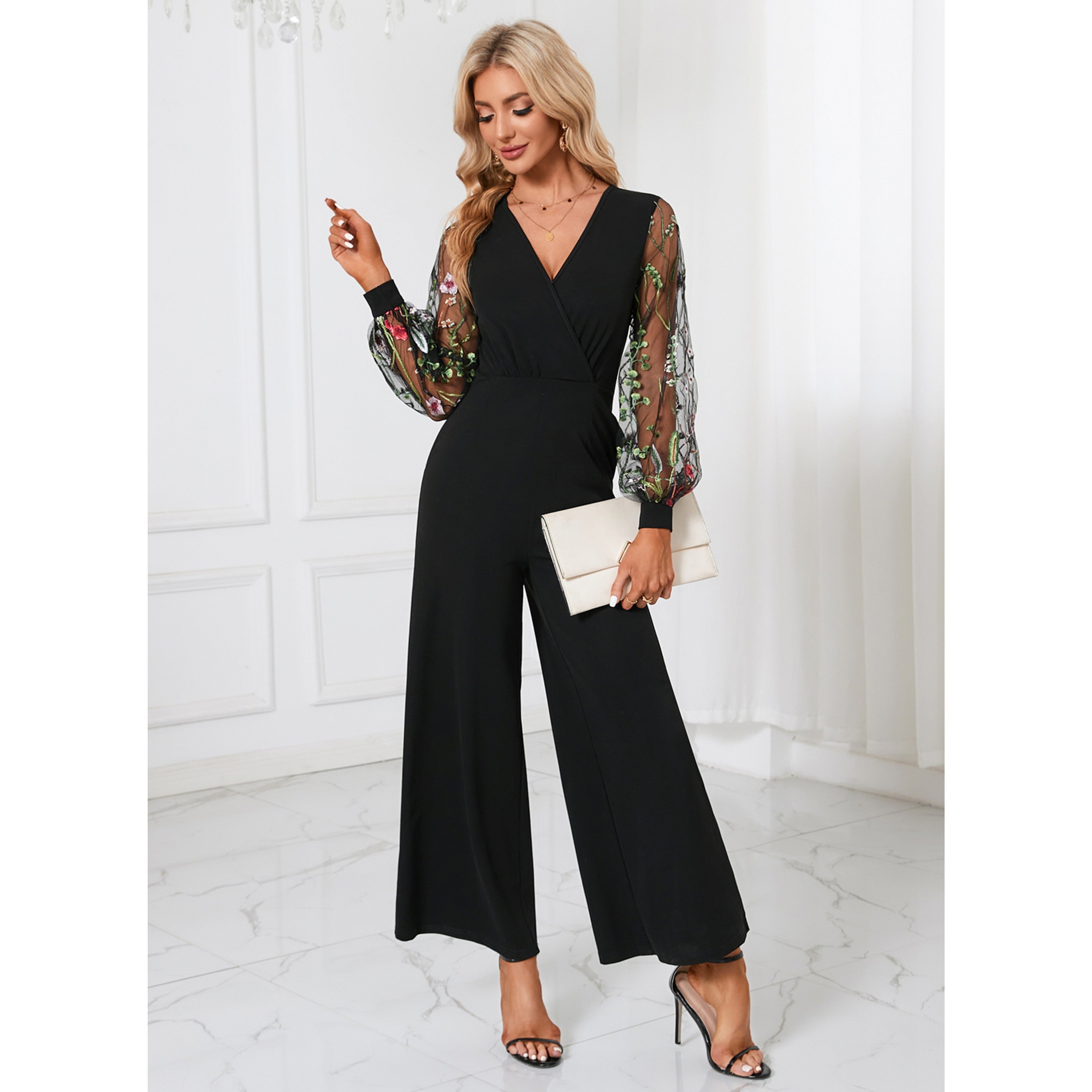 Wilcia Lace Maxi Jumpsuit | JJ's House