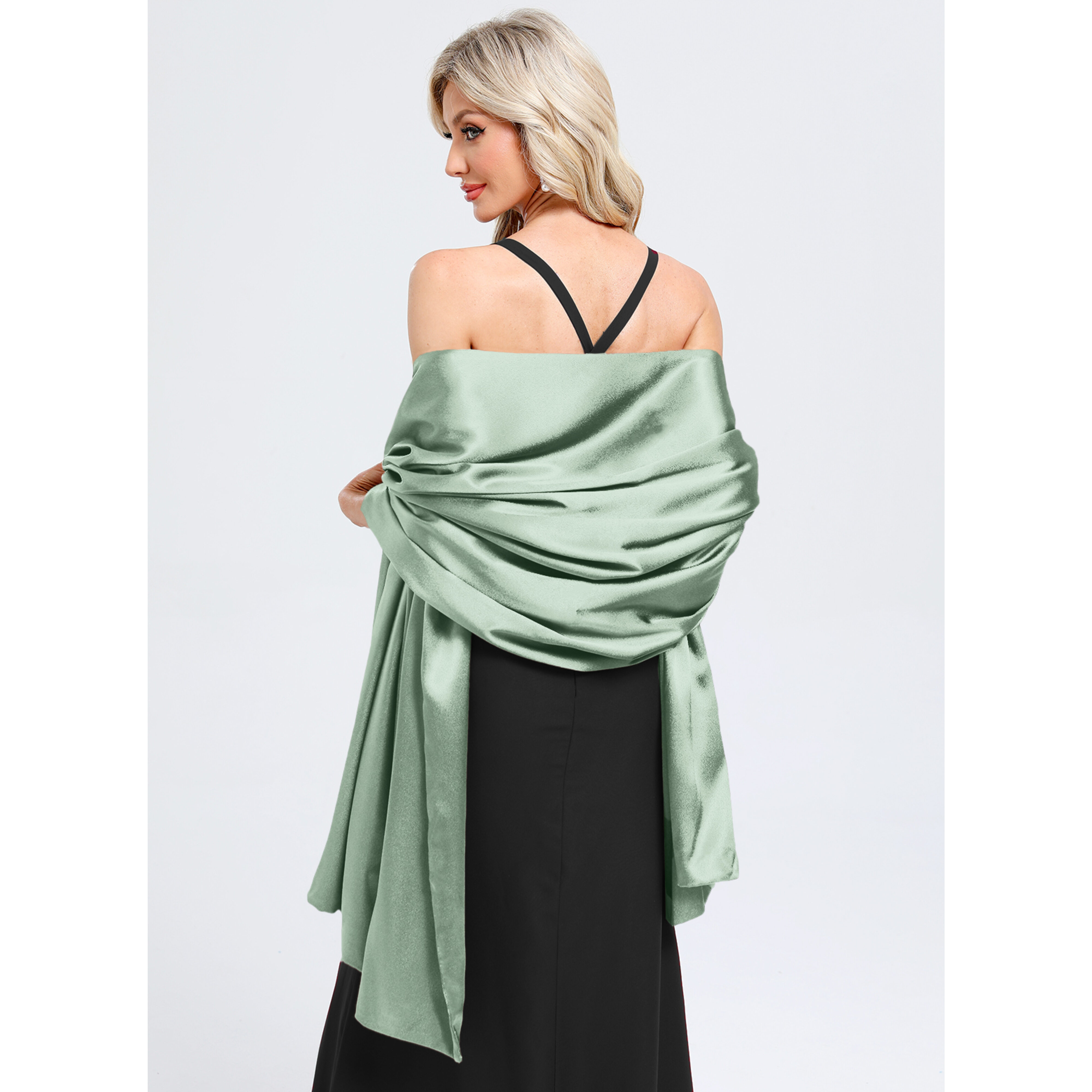sage green dress for women Zapaka Dusty Prom with Slit A Line Off the Shoulder Print Long Wedding Party dress, Dusty Sage / US8 such as weddings or Friends Rachel in Pink Two Tone Size:36/30