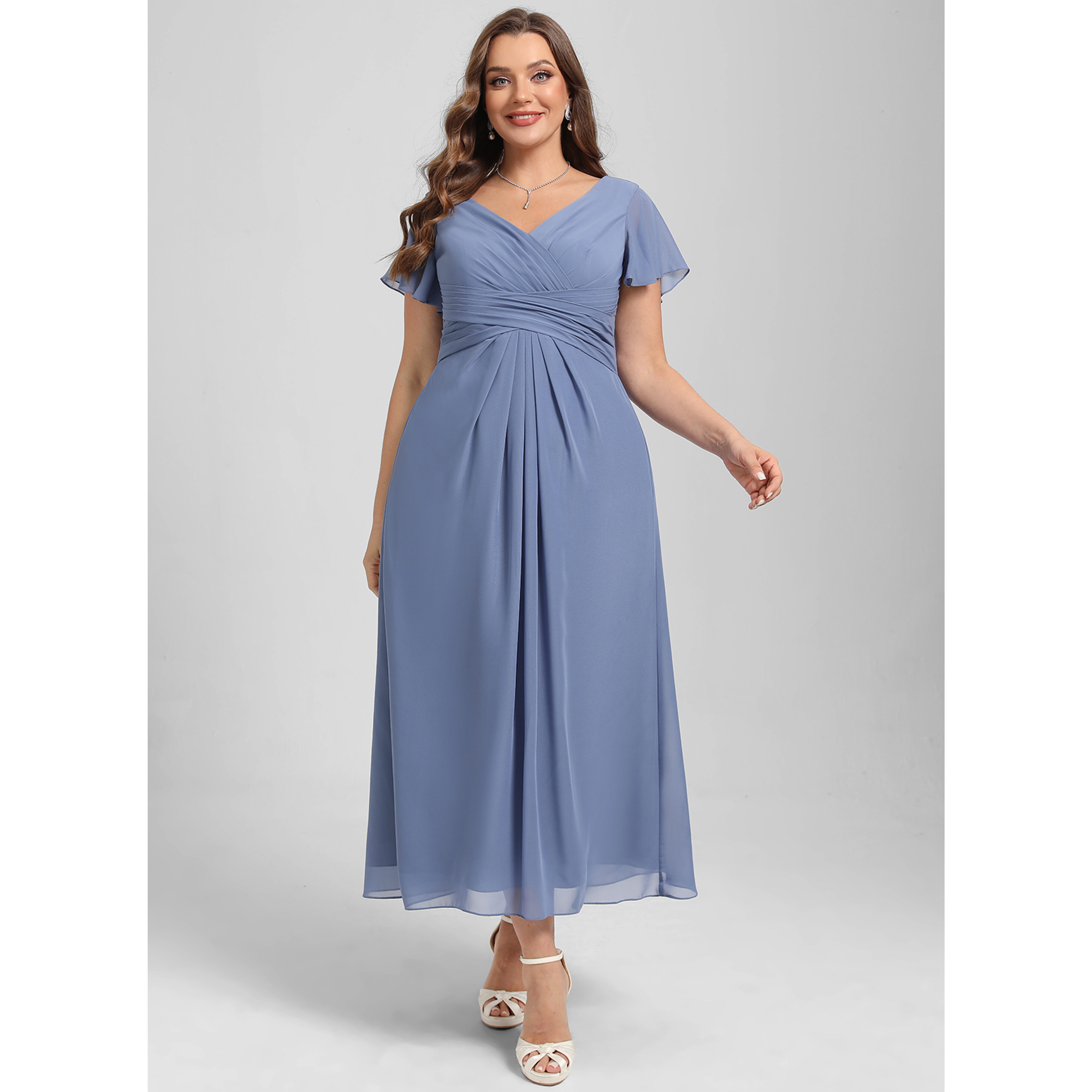 Desirea Chiffon Midi Cocktail Dress | JJ's House