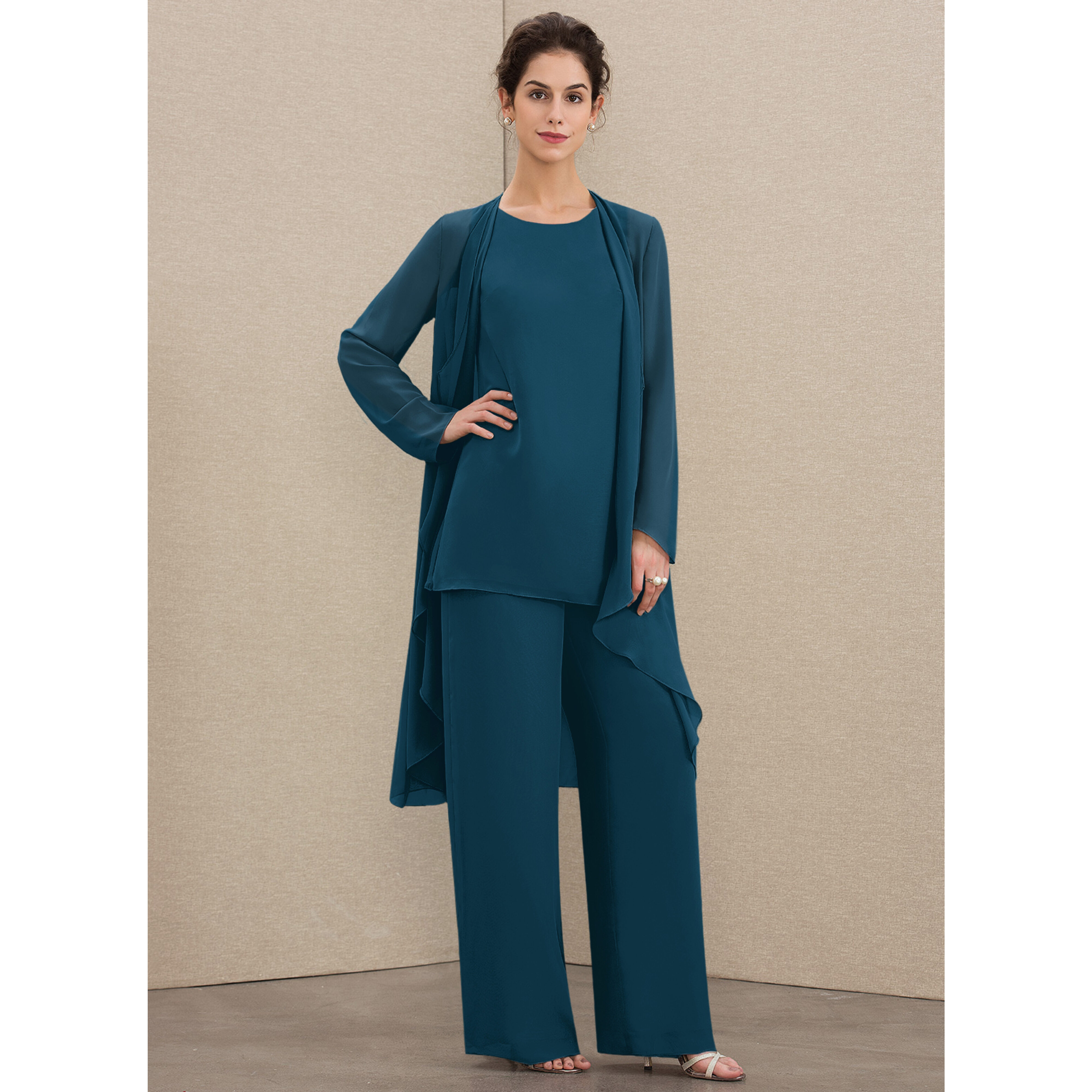 Kerensa Chiffon Mother of the Bride Pantsuit | JJ's House