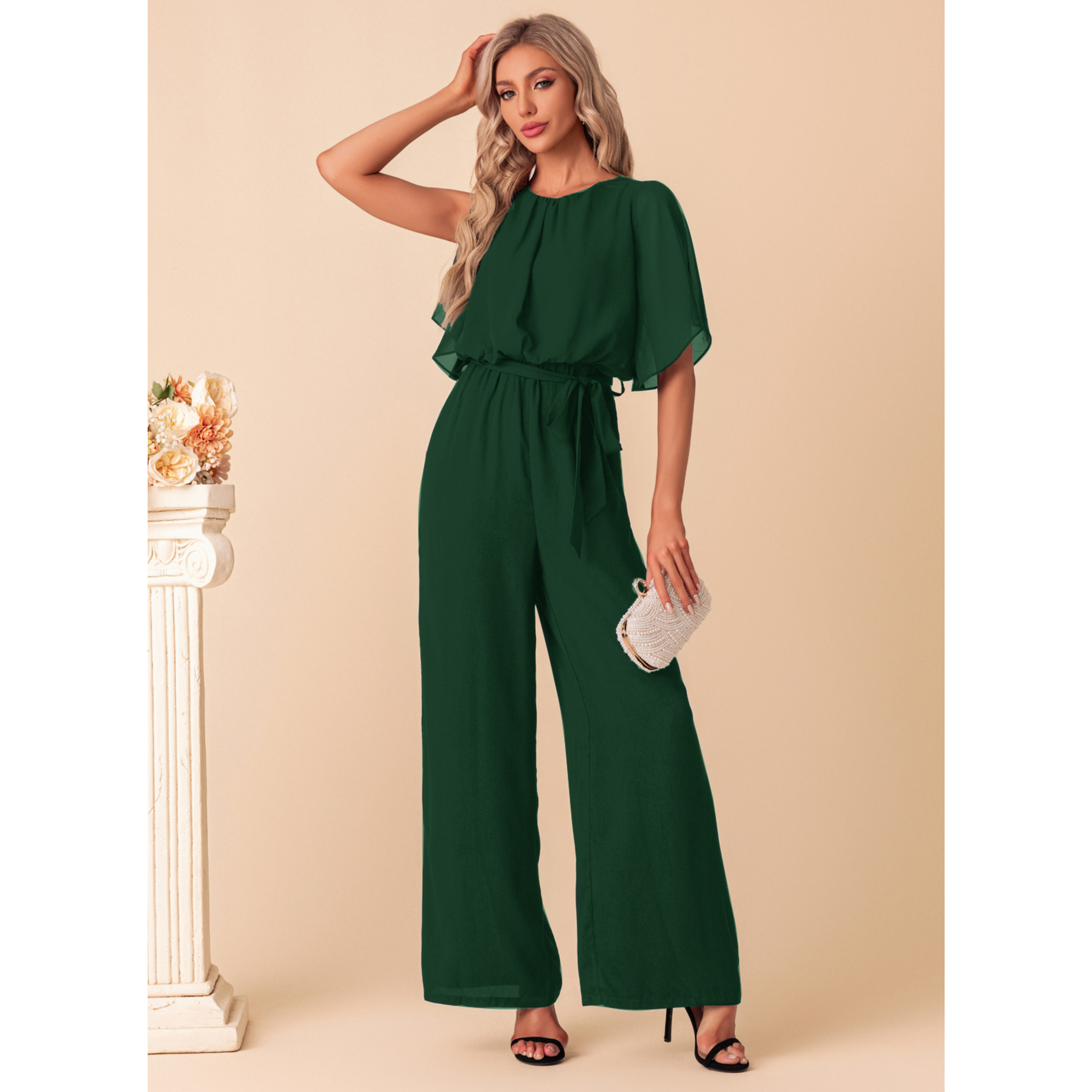 Zephira Chiffon Maxi Jumpsuit | JJ's House