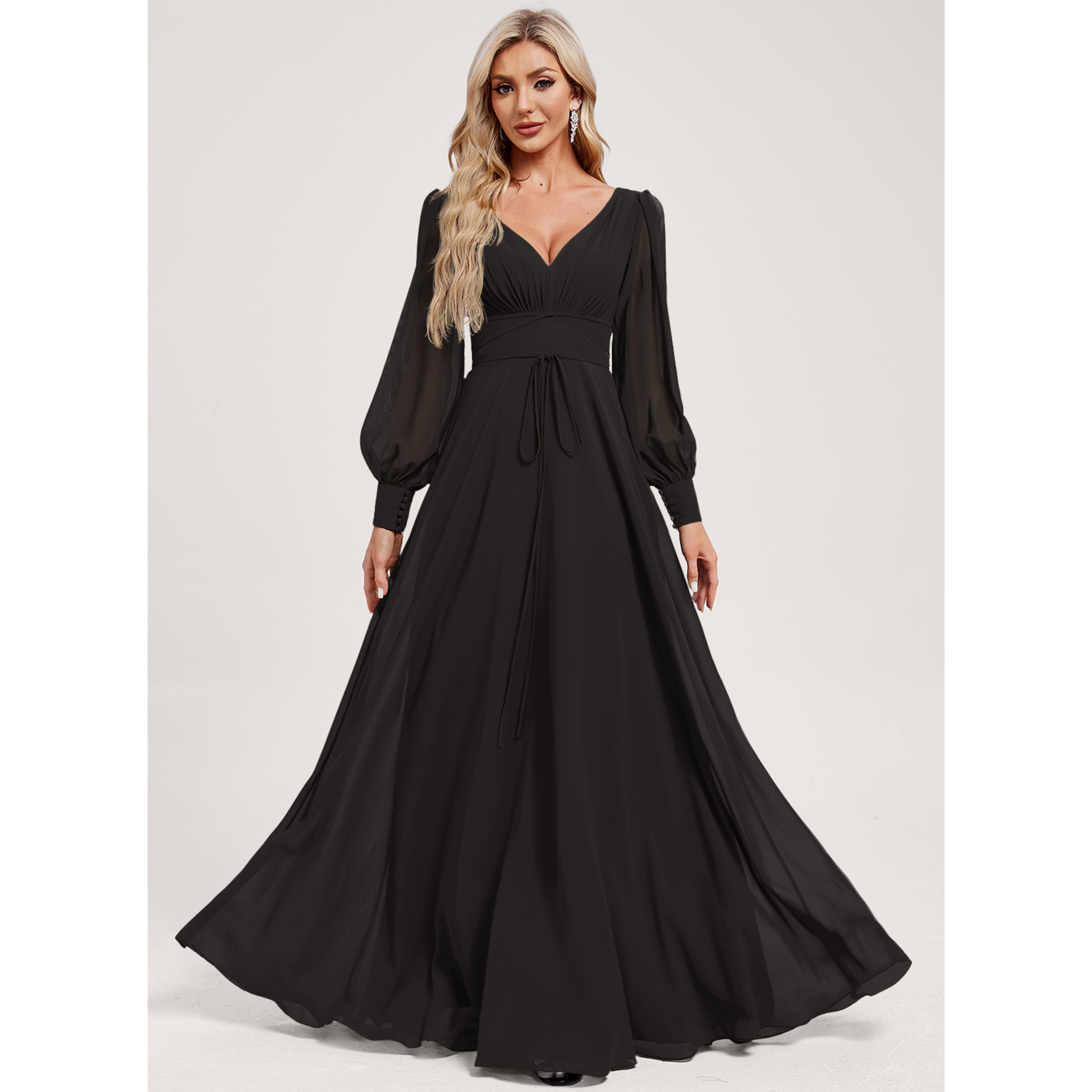 Enola A-line Chiffon Bridesmaid Dress | JJ's House