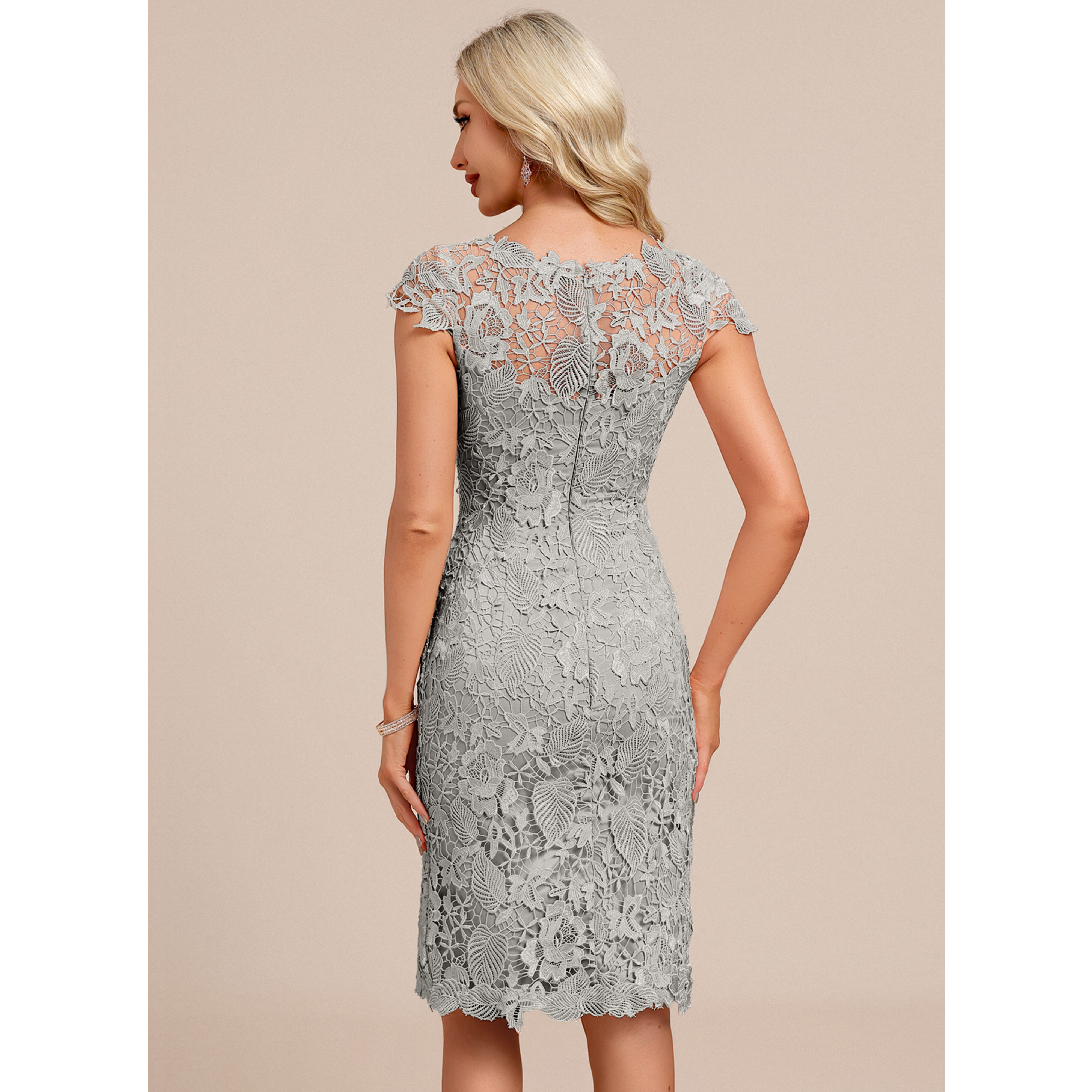 Clary Lace Midi Cocktail Dress | JJ's House