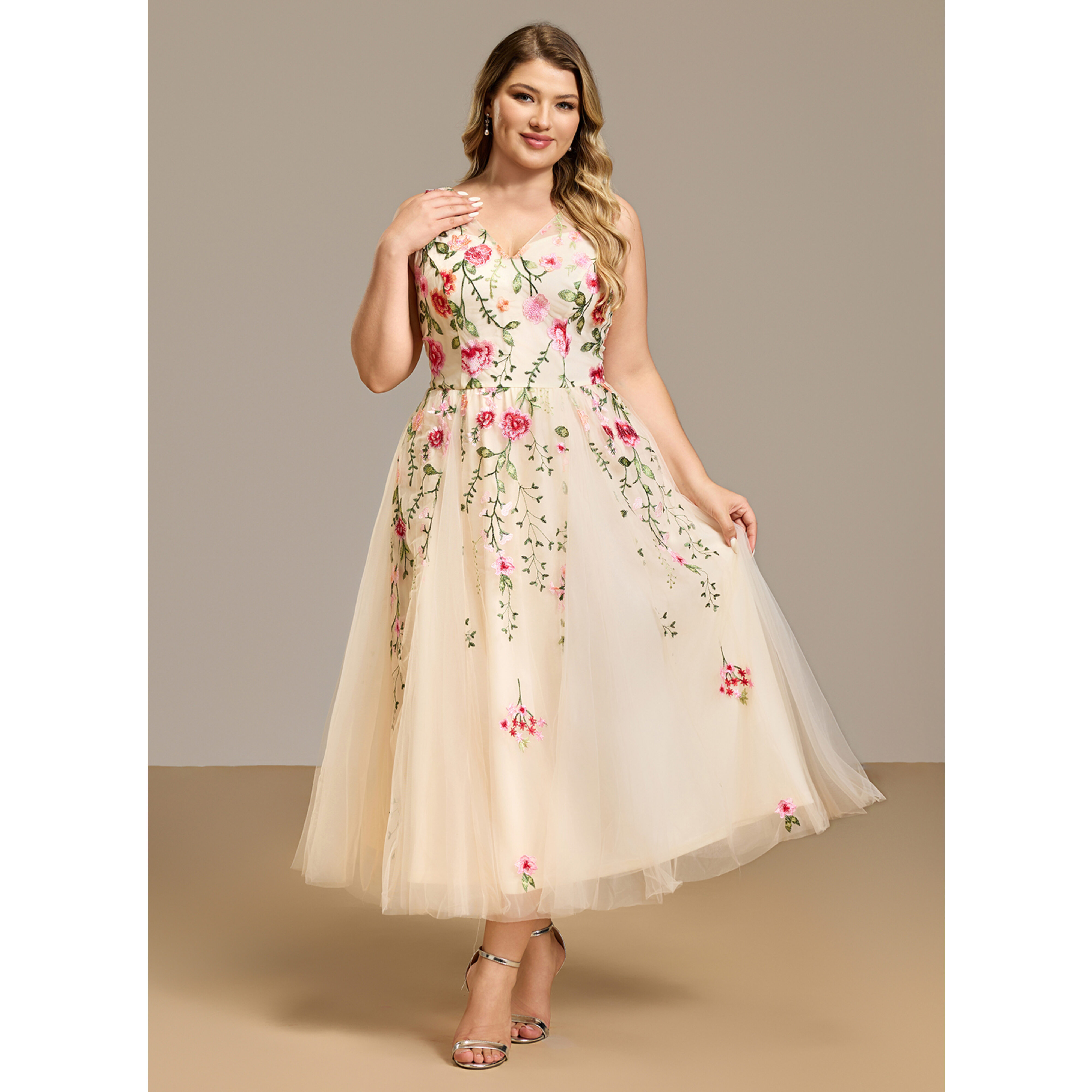 Elfida Tulle Midi Dress | JJ's House