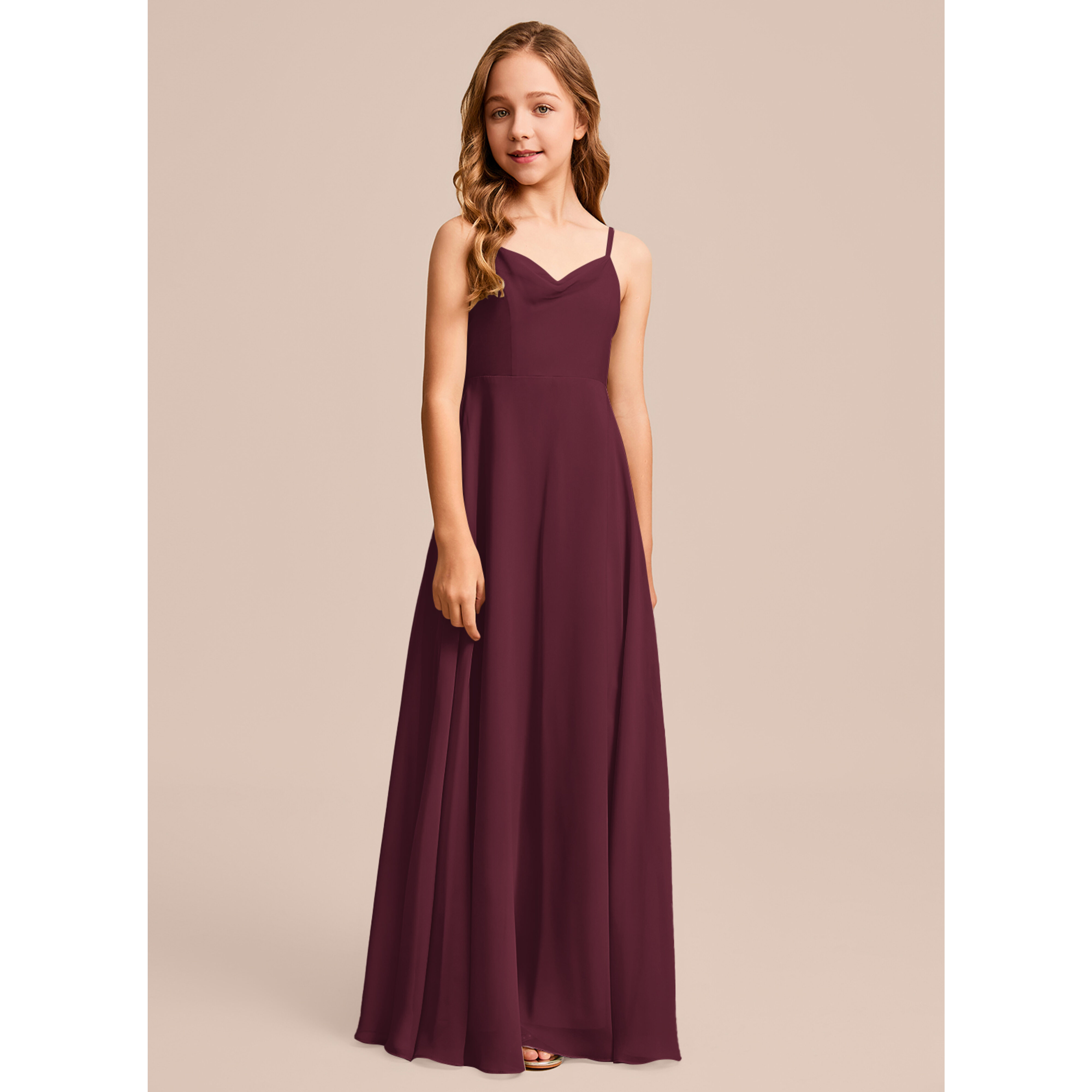 jjshouse junior bridesmaid dress Atziri A-line Sweetheart Chiffon Junior Bridesmaid Dress