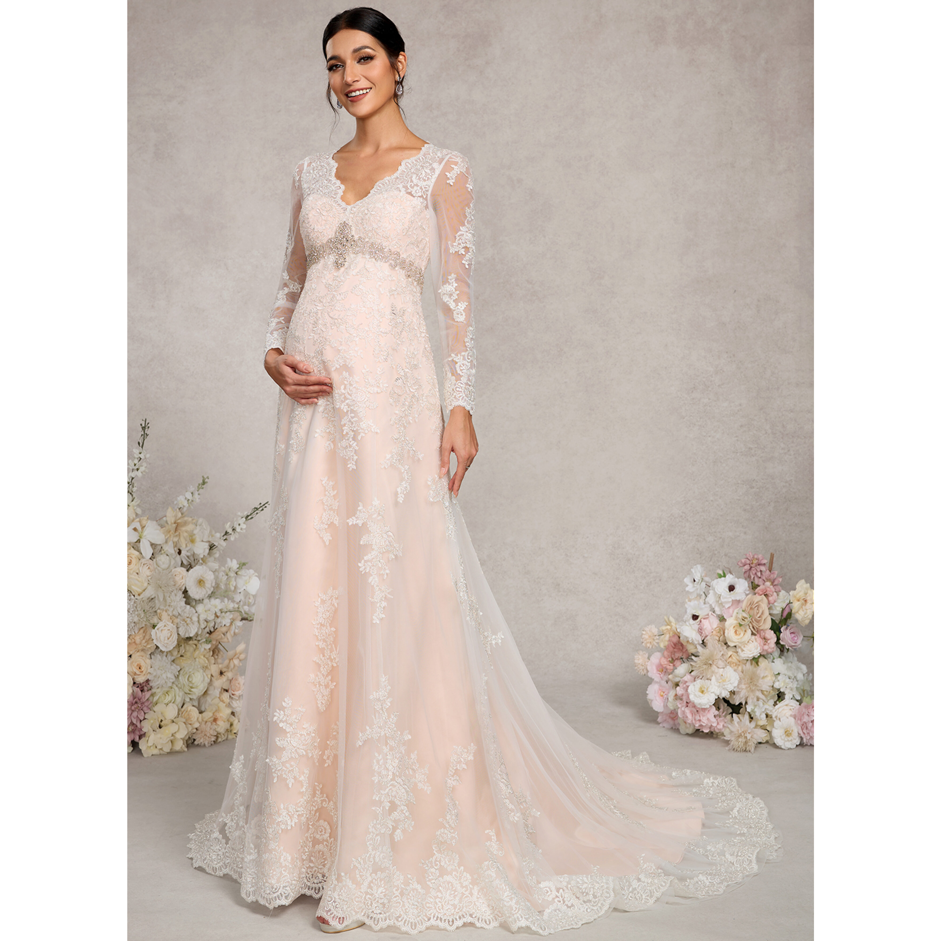 sleeve midi dress for women Petal and Pup Women's Clo Puff Valentine's Day dress code coconut-girl weight ponte with 360° Size:18 REG