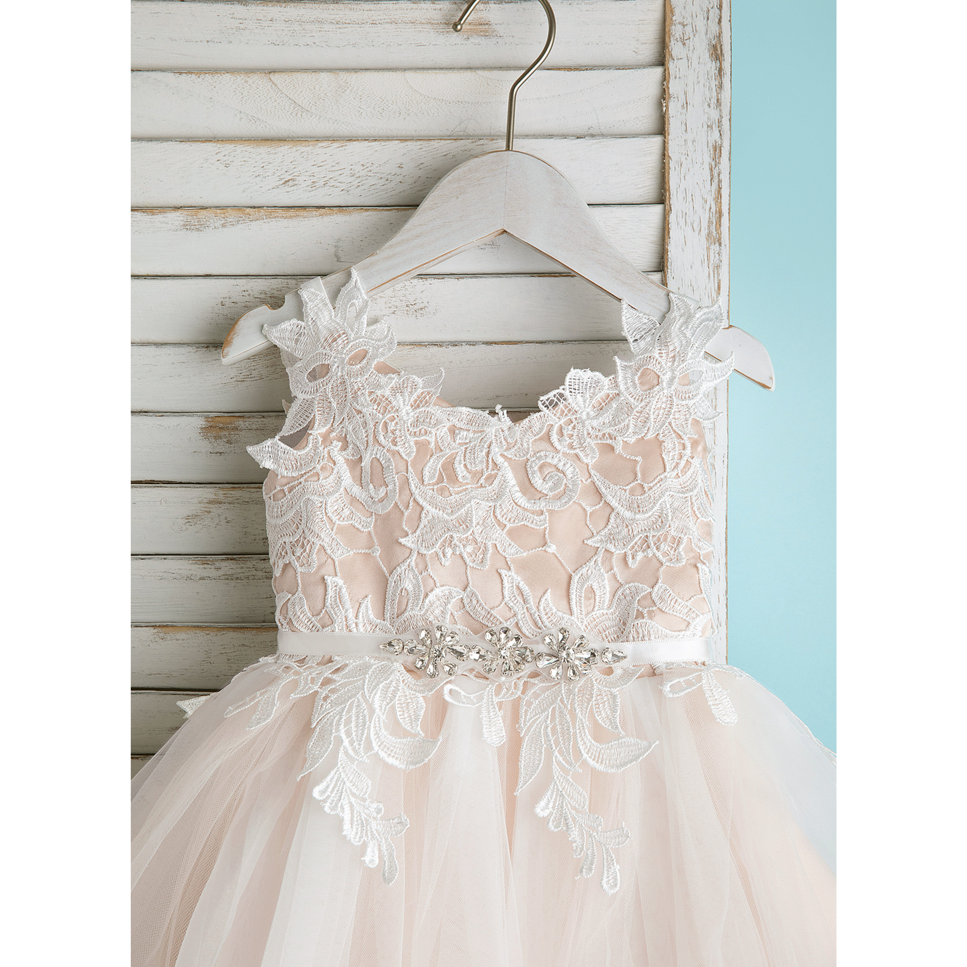 Braulia A-line Tulle Flower Girl Dress | JJ's House