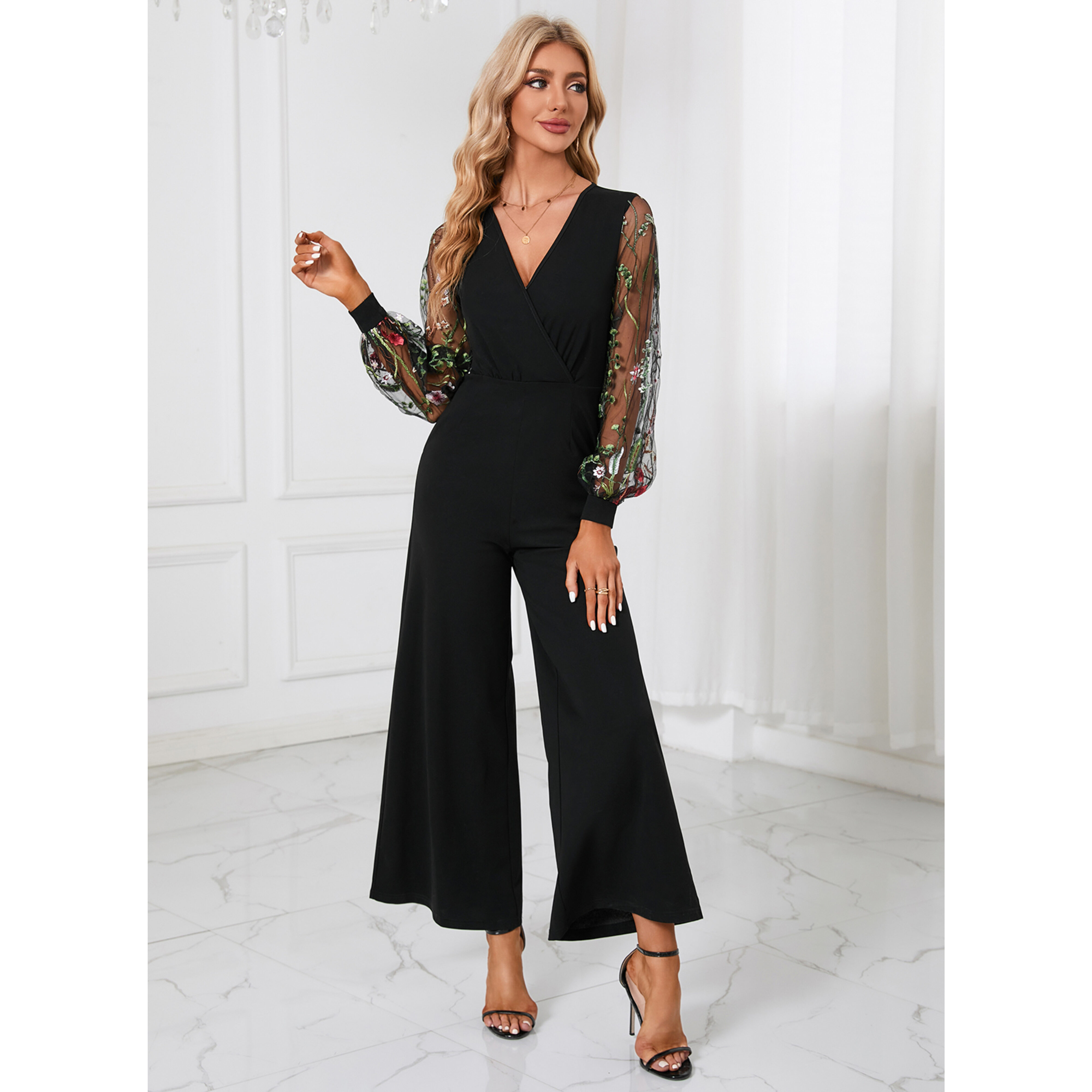 Wilcia Lace Maxi Jumpsuit | JJ's House