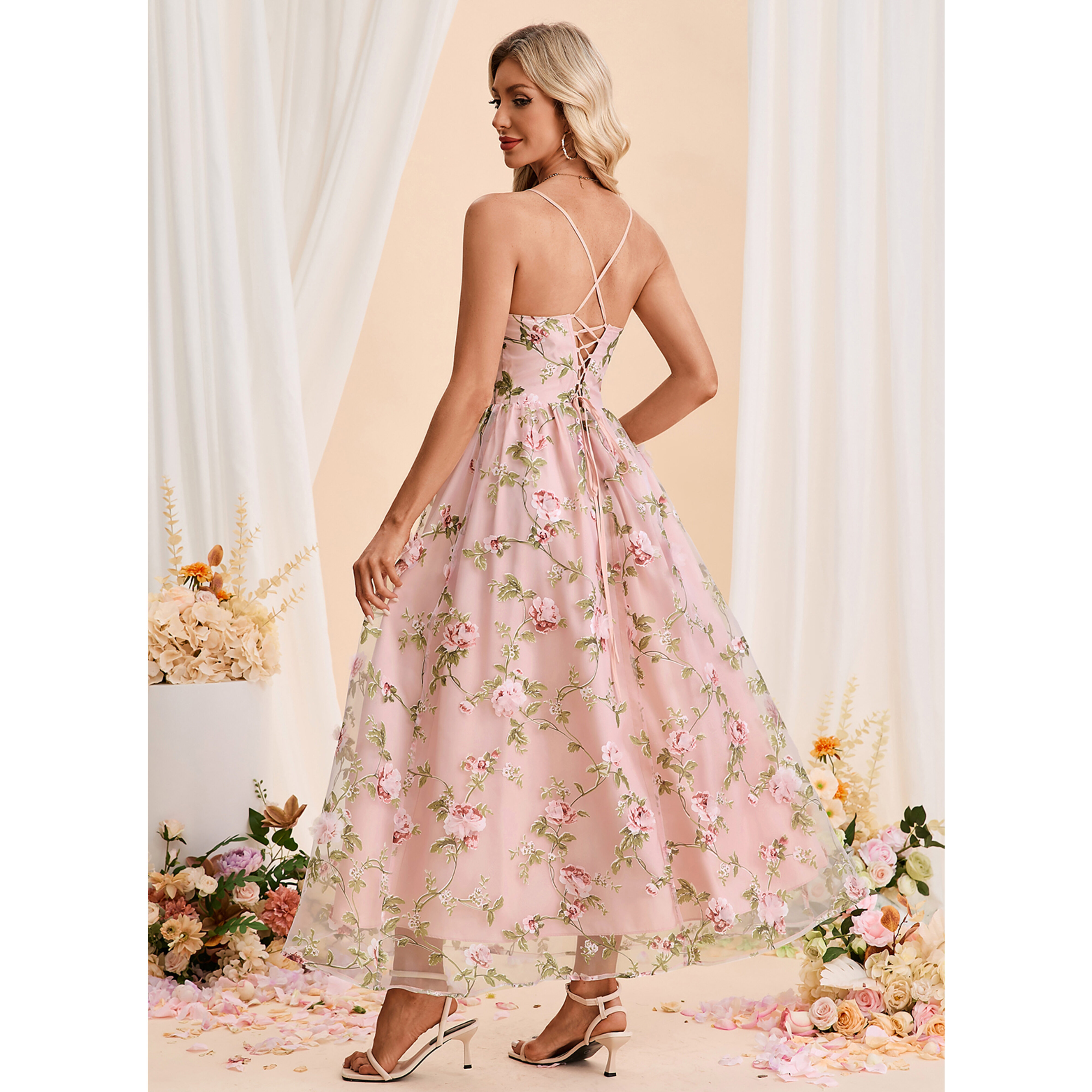 Avaleigh Organza Maxi Cocktail Dress | JJ's House