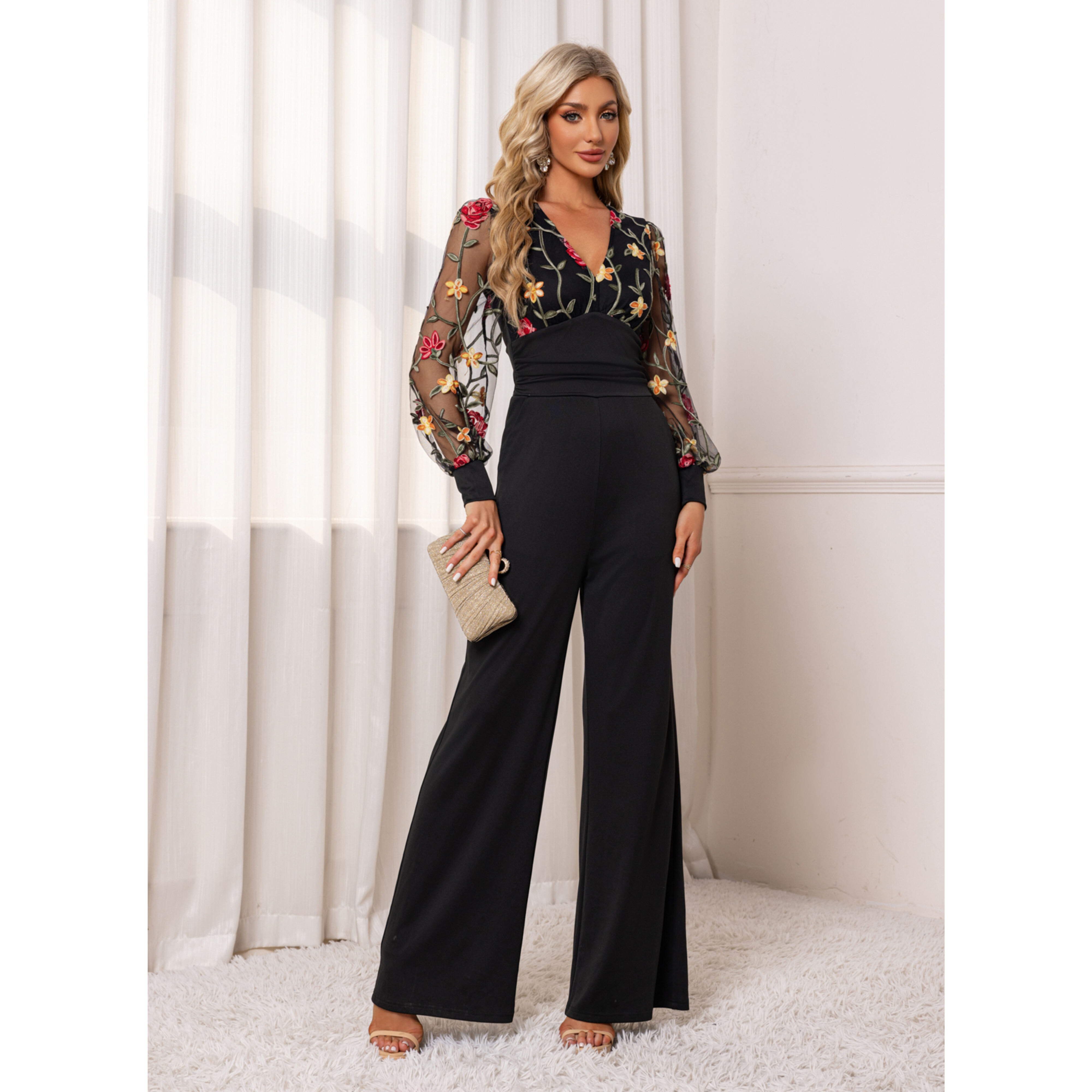 Zaniya Lace Maxi Jumpsuit | JJ's House