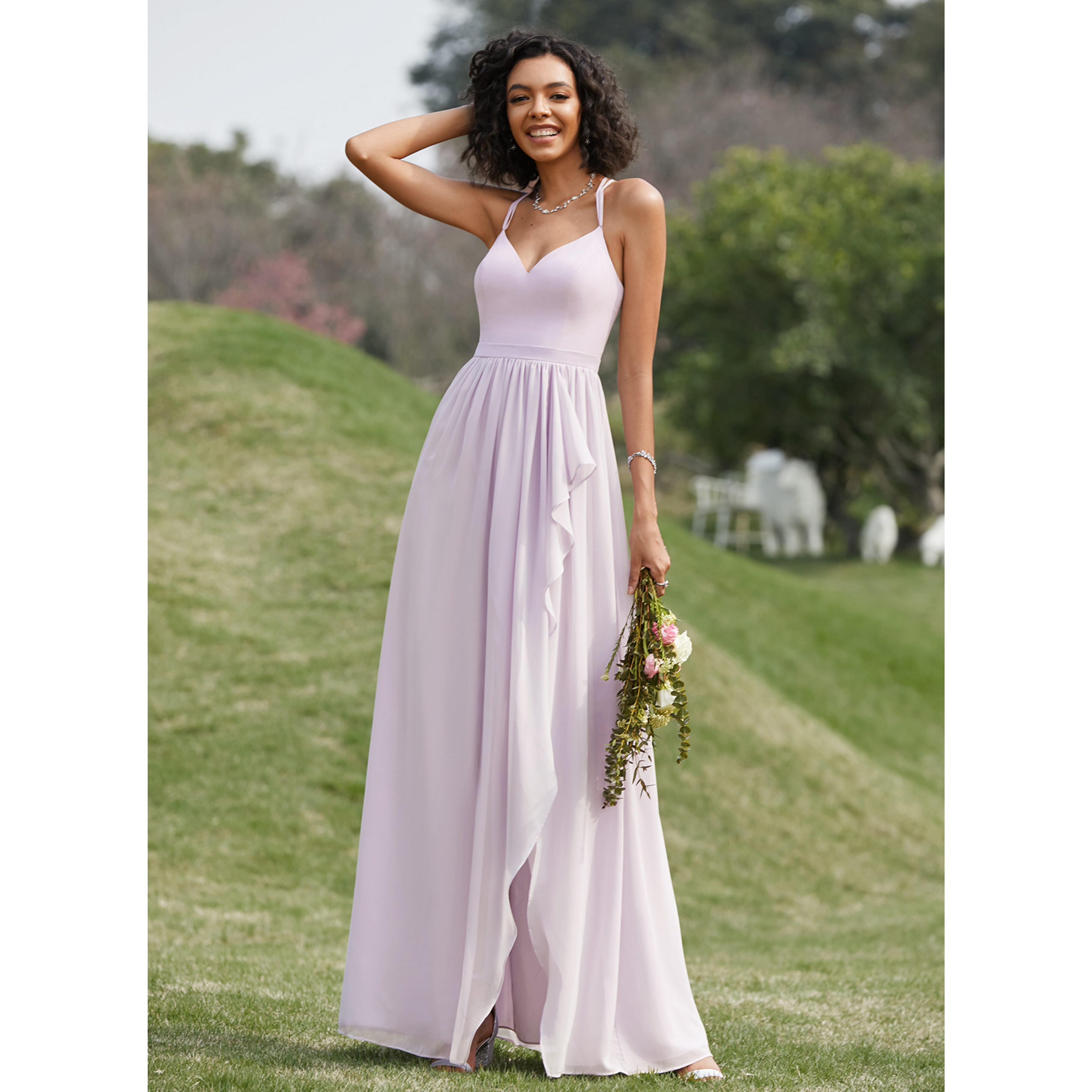 long sleeve dress for christmas SSYS The Ginger Maxi In Black Velvet *FINAL SALE* holiday look Brown One Shoulder Bridesmaid Colors:Cognac Colour: NAVY BASE WHITE POLKA DOT