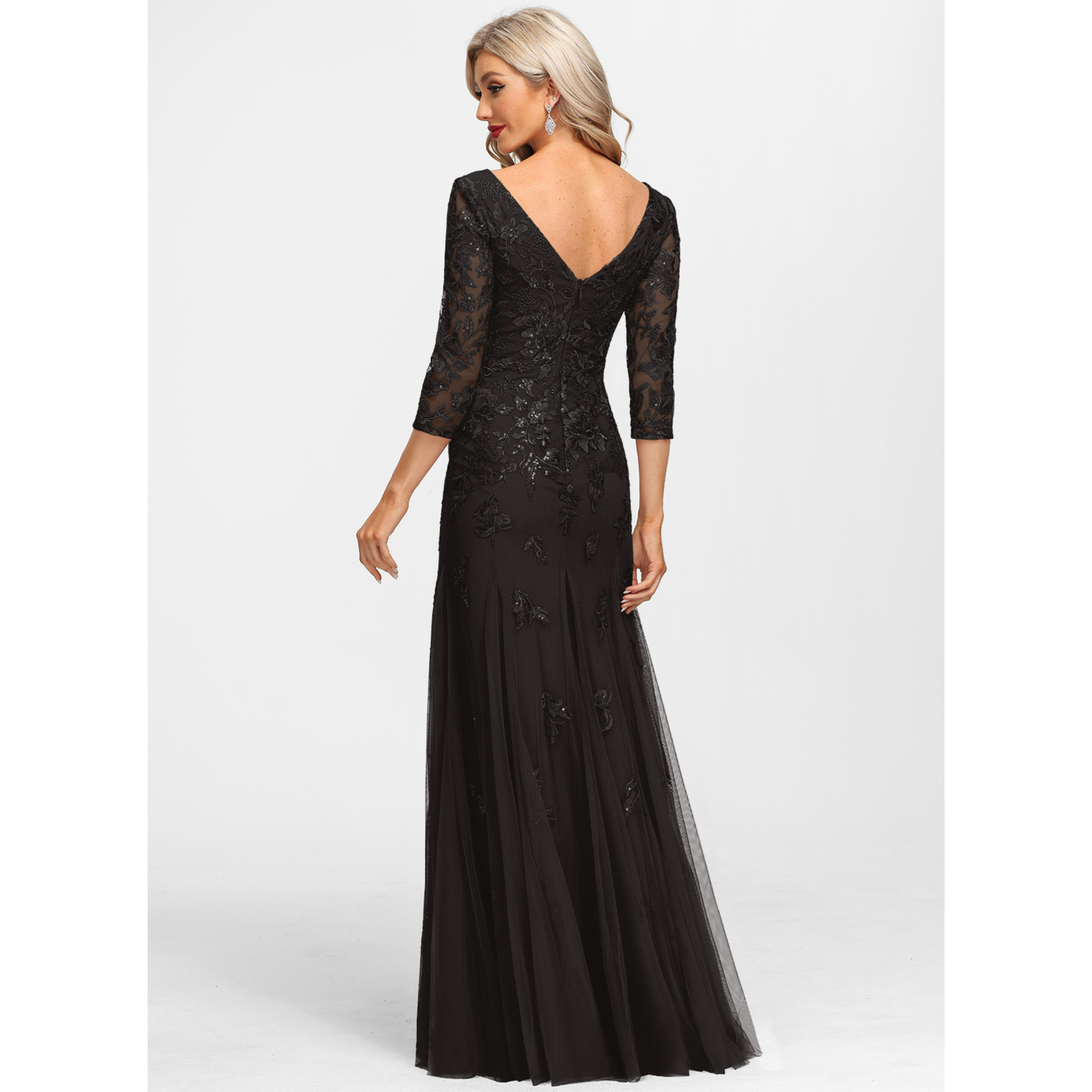 Oine Lace Maxi Evening Dress | JJ's House