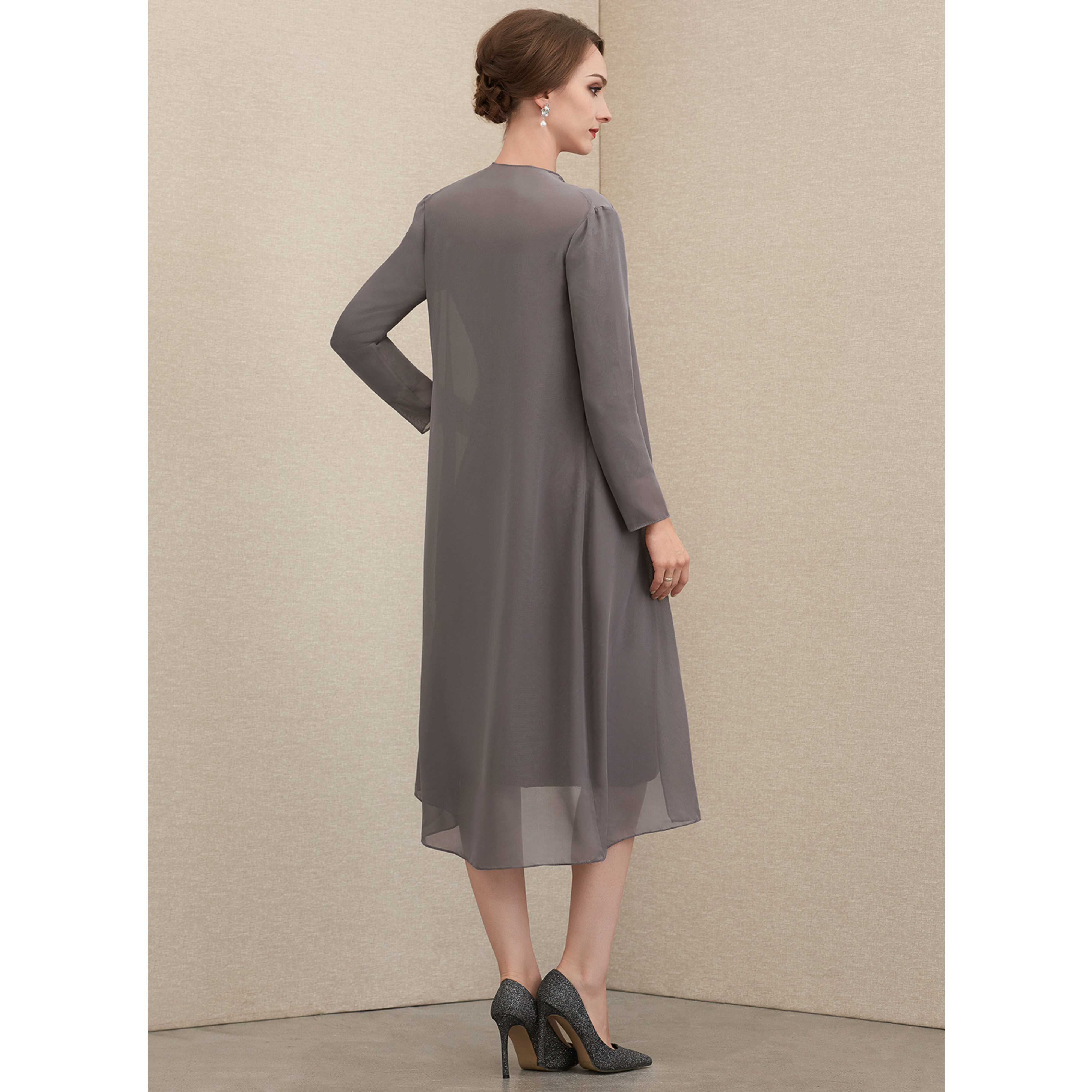 Claribel Sheath/Column Off the Shoulder Lace Mother of the Bride Dress |  JJ's House