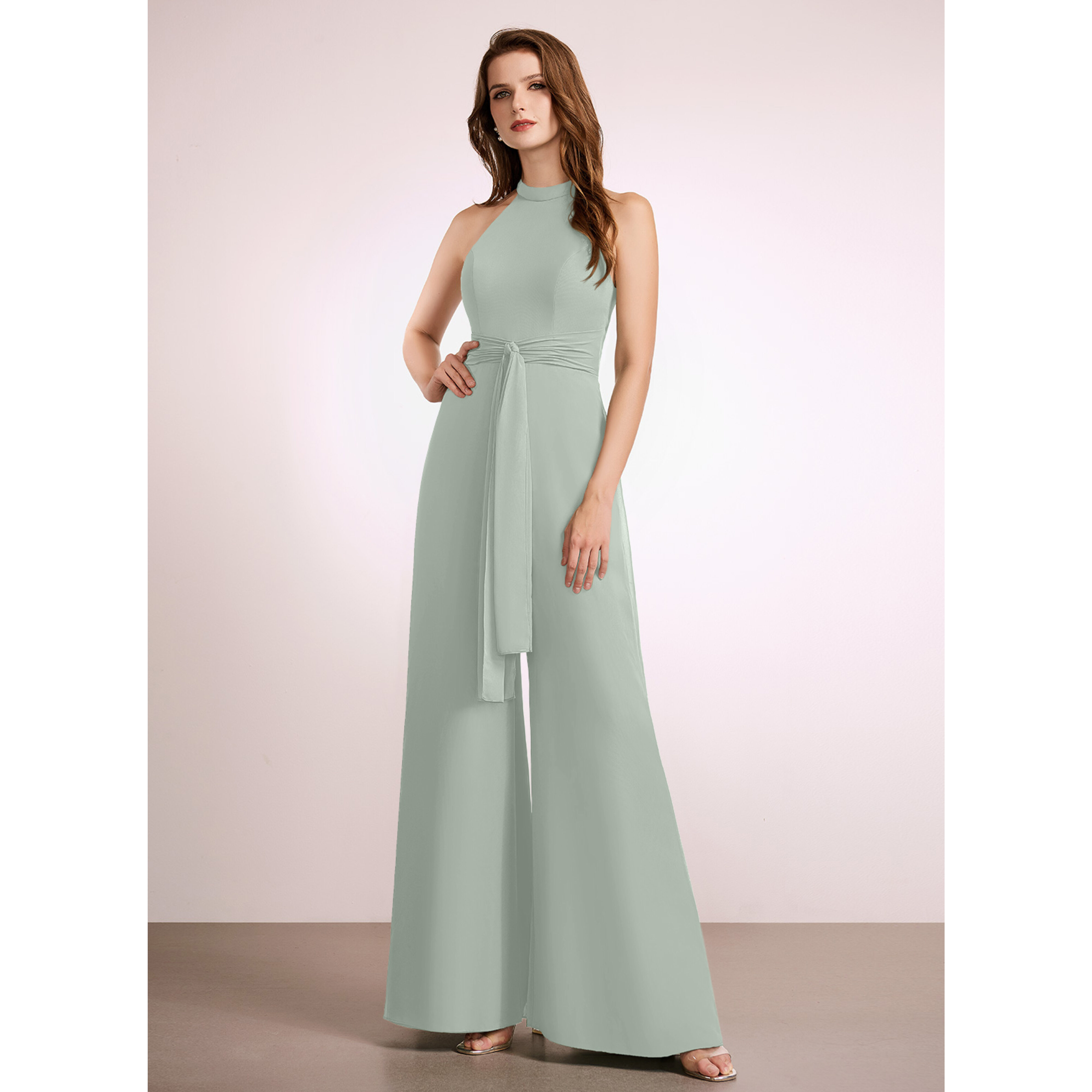 Bess Chiffon Bridesmaid Jumpsuit