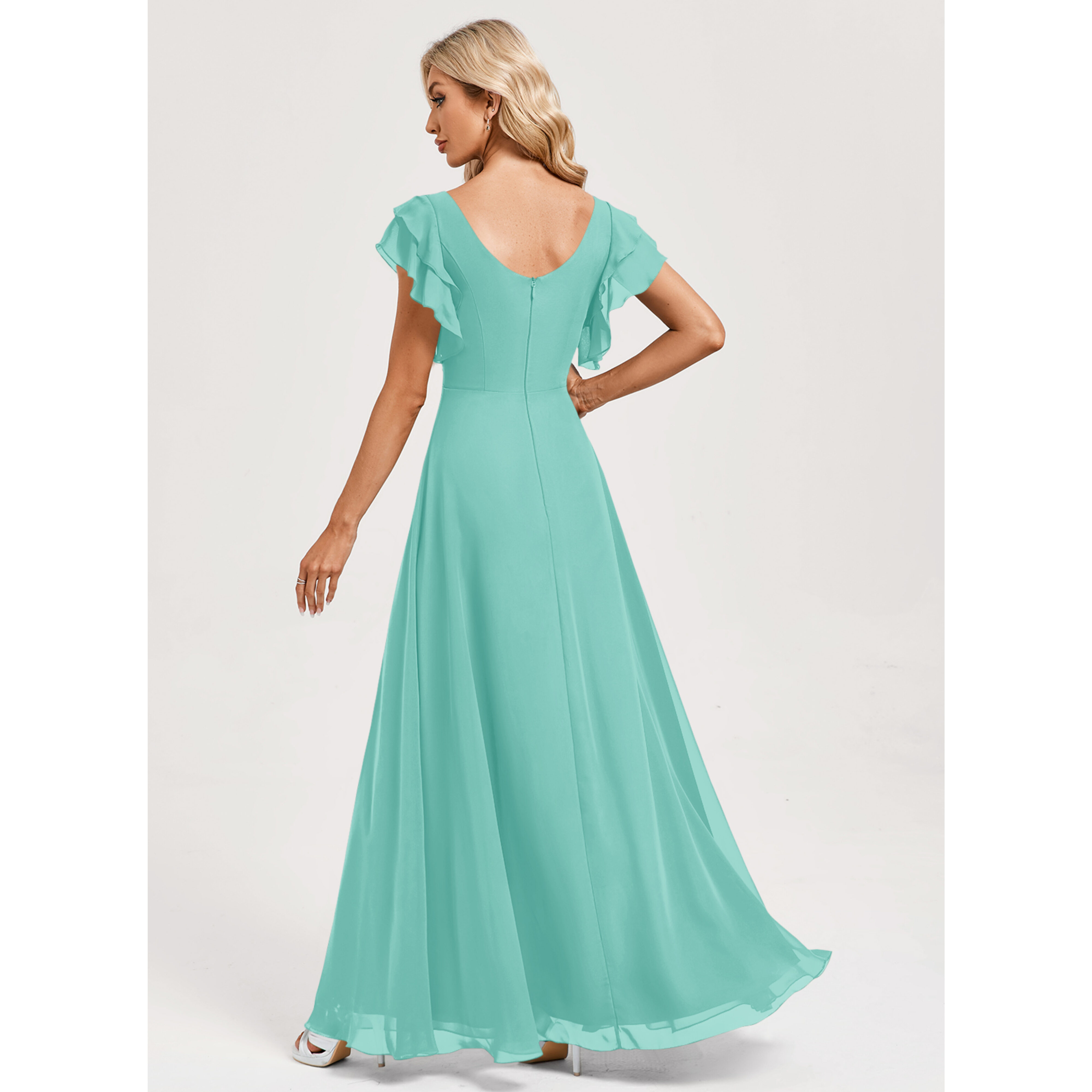 Arla A-line Chiffon Bridesmaid Dress | JJ's House