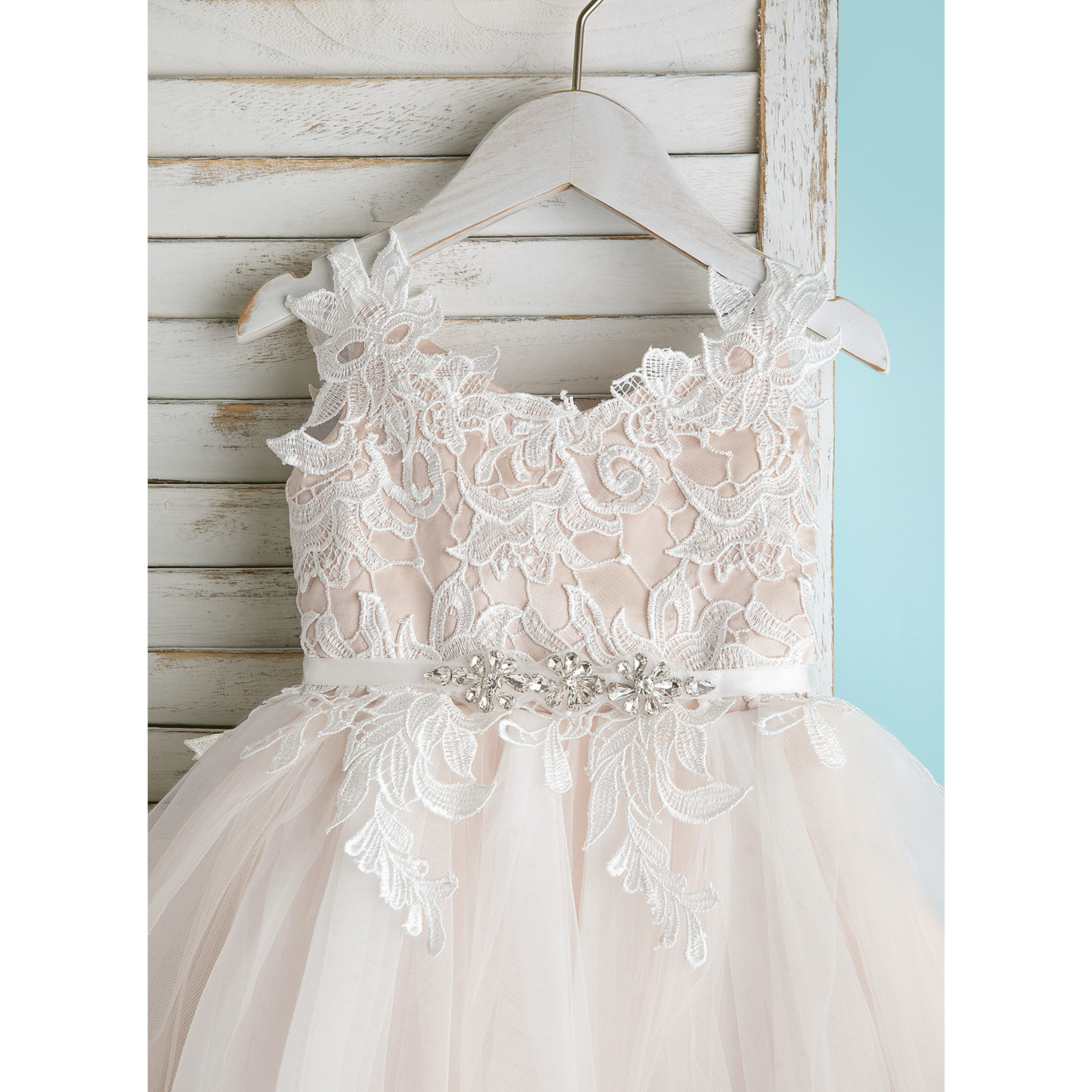 Braulia A-line Tulle Flower Girl Dress | JJ's House