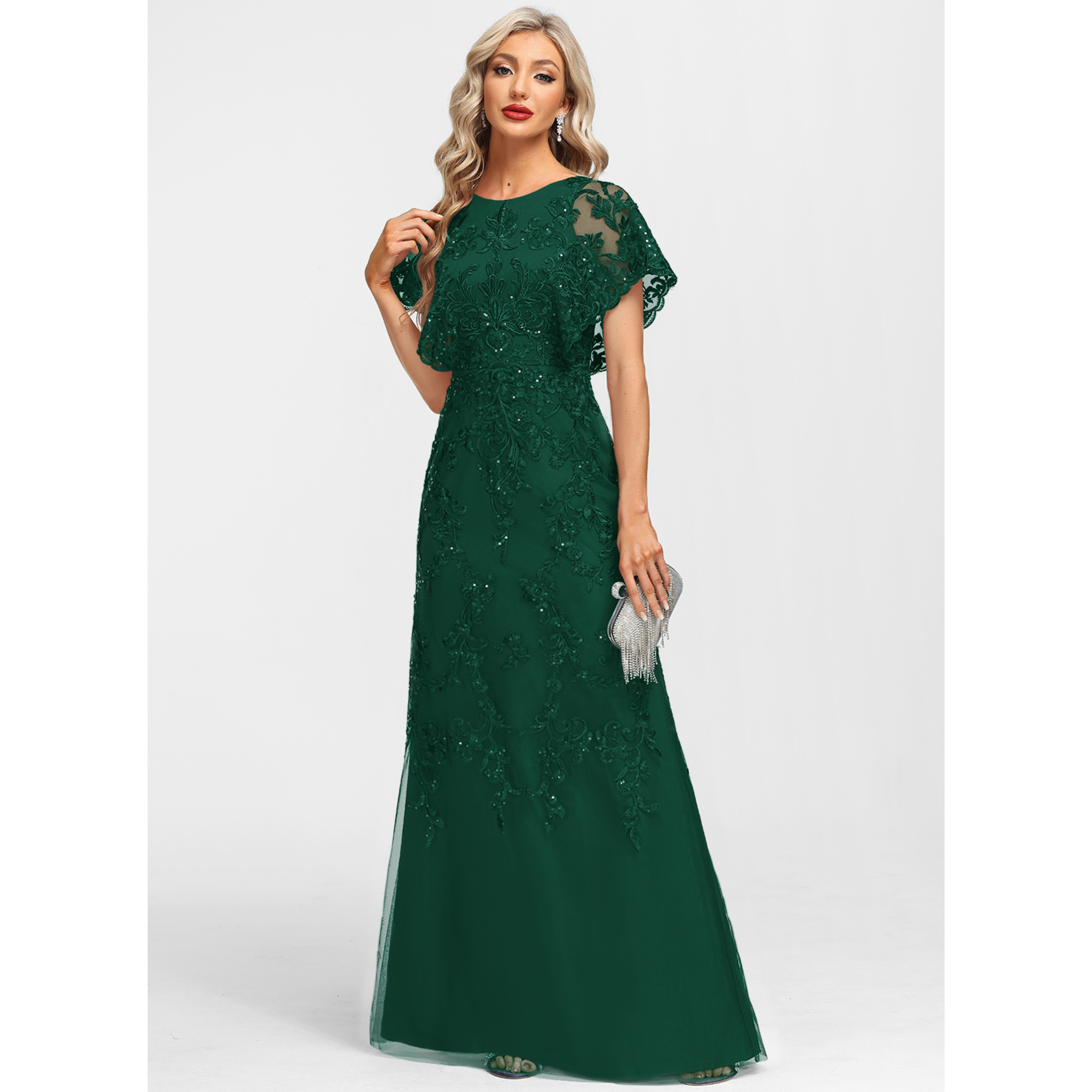 Oralee Lace Maxi Evening Dress | JJ's House